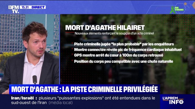 Disparition d’Agathe : sa montre connectée oriente les enquêteurs vers la piste criminelle