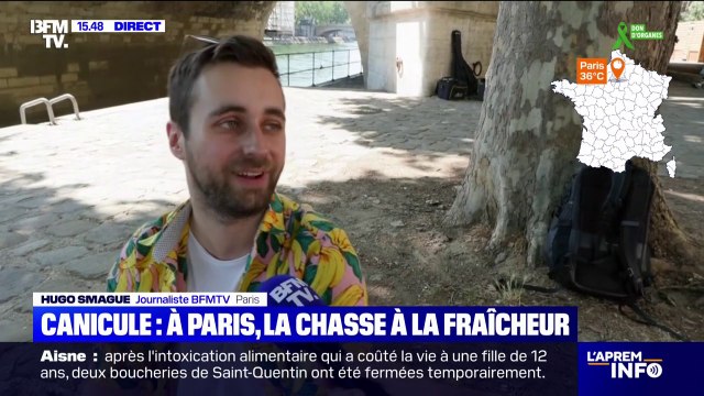 Canicule: Paris a atteint son pic de chaleur à 34°C