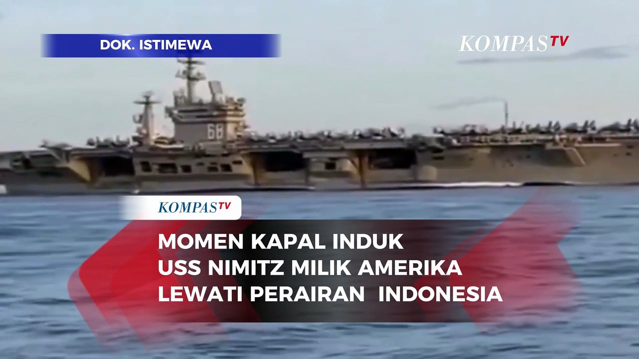 Kapal Induk Amerika USS Nimitz Lintasi Laut Aceh saat Perang Iran-Israel, Ini Kata TNI AL