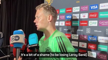 Sane departure 'a shame' - Neuer