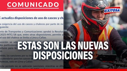 Suspenden obligatoriedad de uso de chaleco para motociclistas: Estas son las nuevas disposiciones