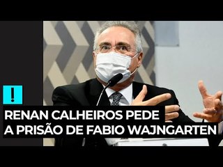 Renan Calheiros pede a prisão de Fabio Wajngarten