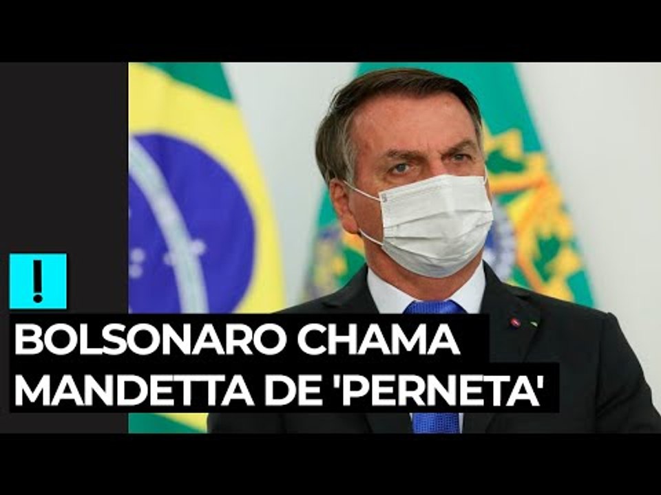 Jair Bolsonaro chama Mandetta de 'perneta'