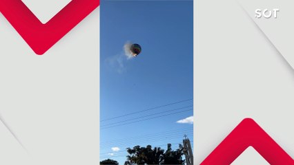 Balão pega fogo e cai com 21 pessoas a bordo em SC: 8 mortos e 13 sobreviventes