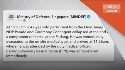 Lelaki meninggal dunia ketika sertai raptai perbarisan