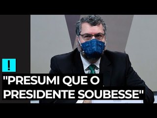"Presumi que o presidente soubesse", diz Ernesto, sobre carta da Pfizer ao governo