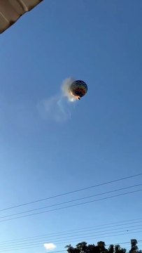 Ocho muertos por la caída de un globo aerostático en Brasil