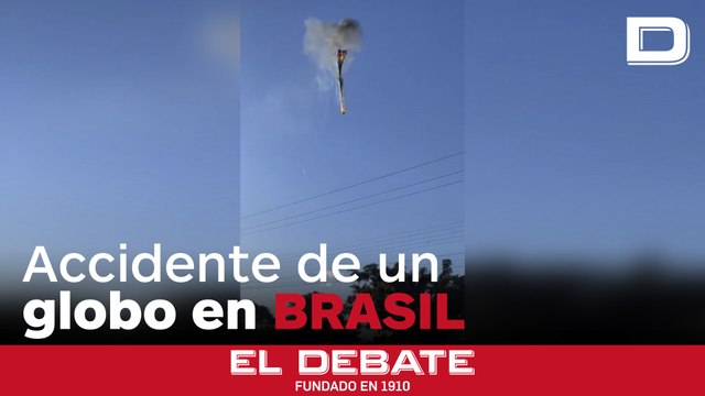 Ocho muertos por la caída de un globo aerostático en Brasil