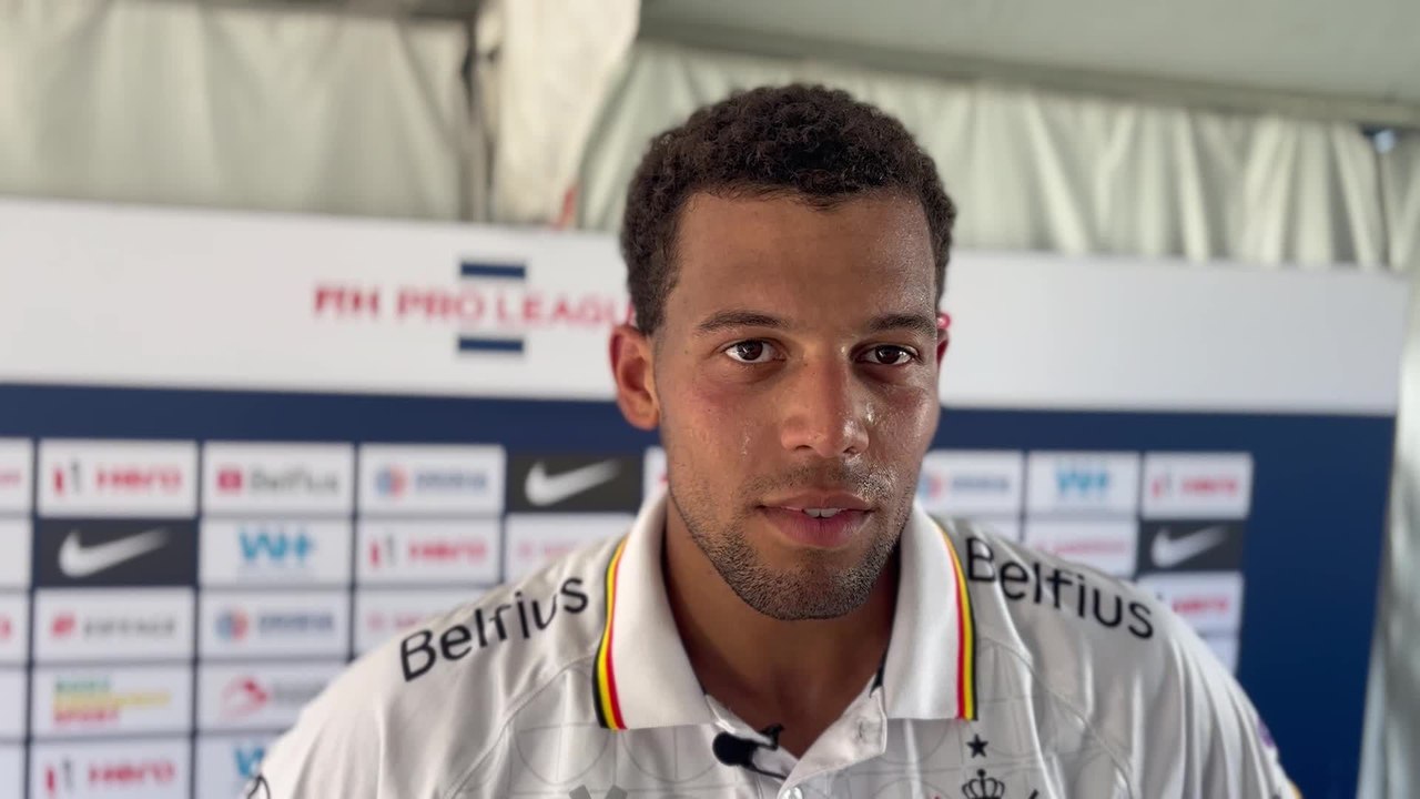 Hockey Pro League : Nelson Onana après la victoire des Red Lions contre l'Inde (6-3)