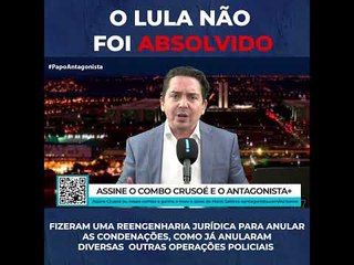 #Shorts: O LULA NÃO FOI ABSOLVIDO
