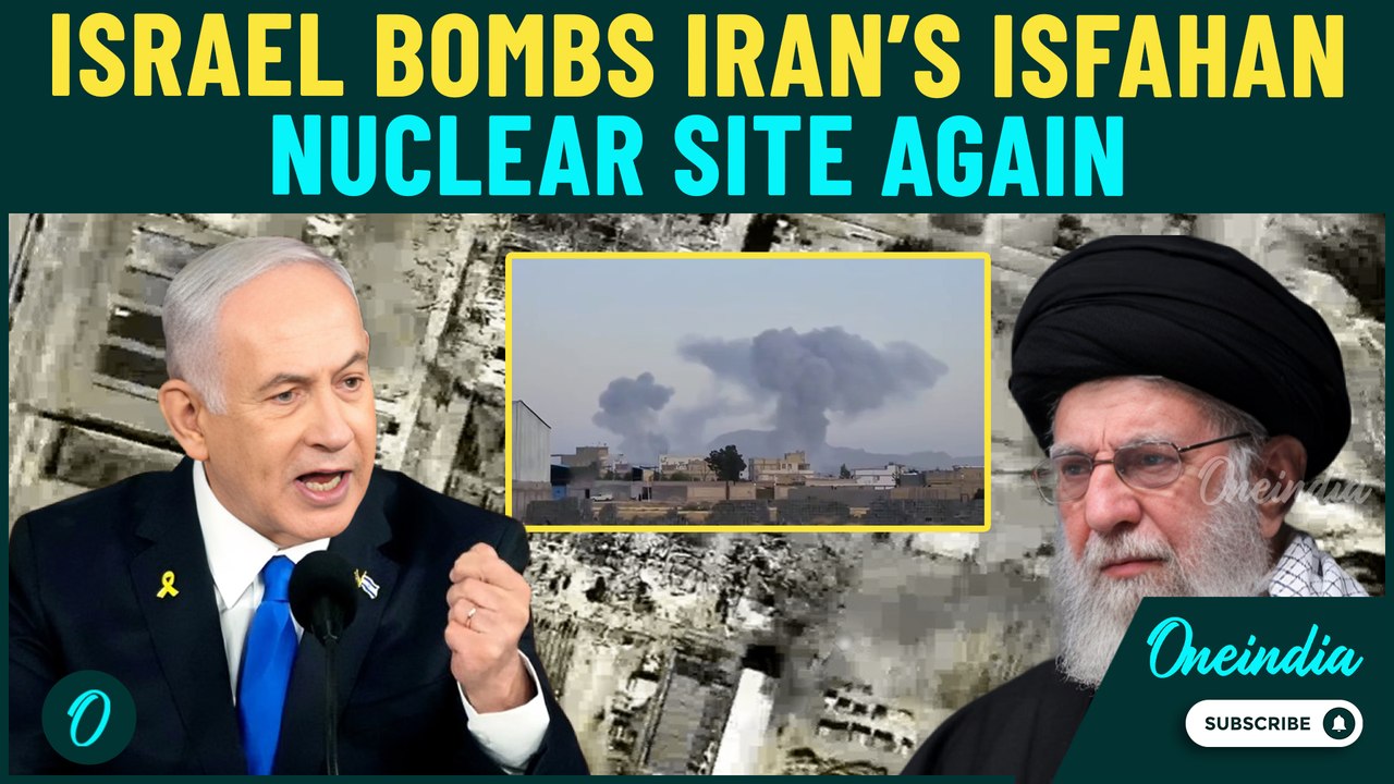Israel BOMBS Iran’s Isfahan Nuclear Site AGAIN | IAEA Confirms Strike On Centrifuge Workshop