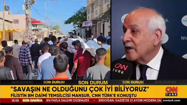 Filistin BM Daimi Temsilcisi CNN TÜRK'e konuştu: Savaşın ne olduğunu çok iyi biliyoruz