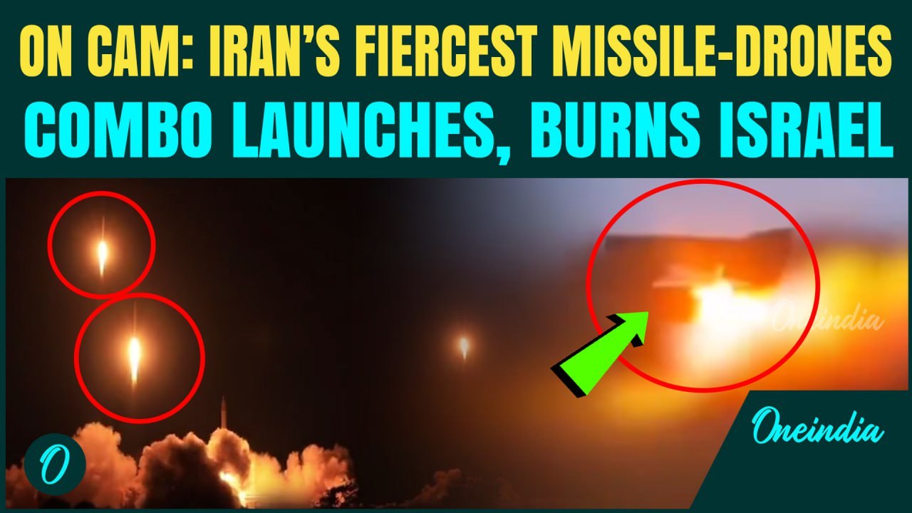 TERRIFYING VIDEO Shows Moment Iran Launches Arash-Class Drones, Missiles; BOMBS Tel Aviv, Haifa