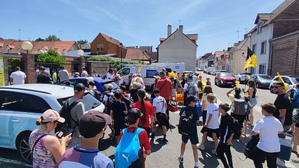 Tournoi U12 à Etaples, jour 1 : l'arrivée au stade