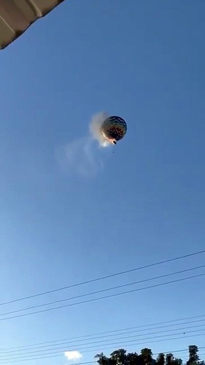 Imágenes sensibles: Globo aerostático se incendia en el aire, dejando 8 muertos y 13 heridos en Brasil