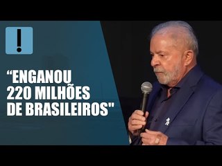 "Na minha vida, apareceu um cidadão mentiroso, que, durante cinco anos, enganou os brasileiros".