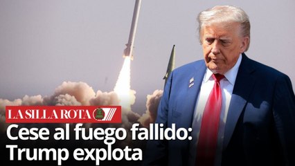 Trump estalla contra Israel e Irán por romper cese al fuego