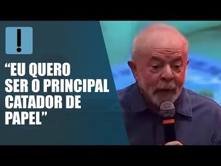 A falsa modéstia de Lula na festa com catadores de papel