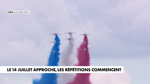 Le 14 juillet approche, les répétitions commencent