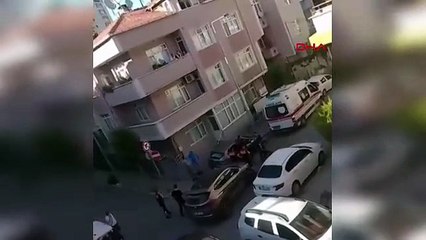 Polise yakalanmamak için çatıdan atladı