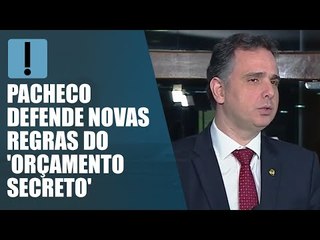 Presidente do Senado diz que novas regras do 'orçamento secreto' atendem ao Supremo