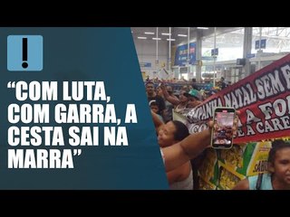 MLB ocupa supermercados para pressionar por doação de alimentos