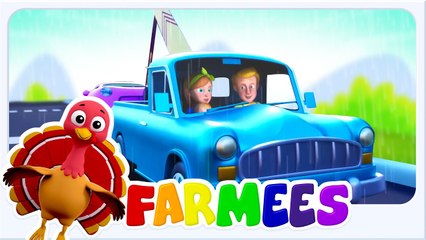 Wheels on the Tow Truck + More Vehicle Nursery Rhymes for Toddler