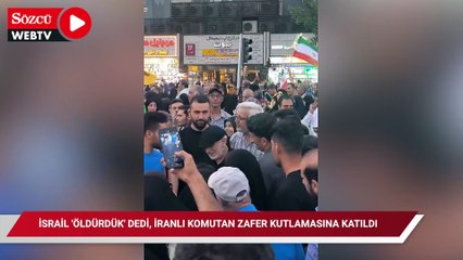 İsrail 'Öldürdük' dedi, İranlı komutan zafer kutlamasına katıldı