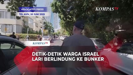 Warga Tel Aviv Lari Berlindung ke Bunker usai Dengar Sirine Serangan Iran ke Tel Aviv Berbunyi