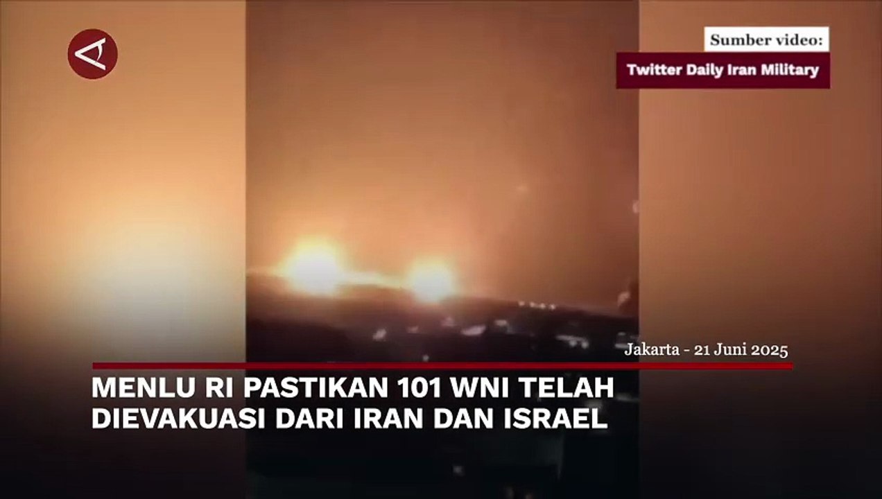 Menlu: Ratusan WNI Dievakuasi dari Iran - Israel dengan Selamat