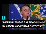 Bolsonaro volta a atacar Barroso: “Mesmas pessoas que tiraram Lula da cadeia vão contar os votos”