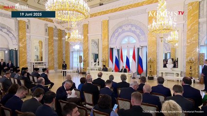 Depan Putin, Presiden Prabowo: Saat RI Masih Sangat Miskin Rusia Bantu Tanpa Minta Bayar Utang Cepat