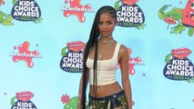 Tyla 2025 Kids' Choice Awards Orange Carpet