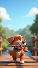 The Greedy Dog and the Bone| GreedyDog|   MoralStoriesForKids| 30SecondStory| kidsstory|