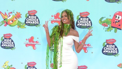 Haley Kalil 2025 Kids' Choice Awards Orange Carpet