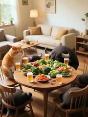 Funny Greedy Cat Stories Show 29