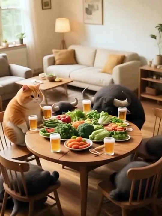 Funny Greedy Cat Stories Show 29