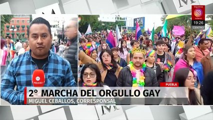 En Puebla, realizan marcha LGBTQ+ en honor a Ociel Baena