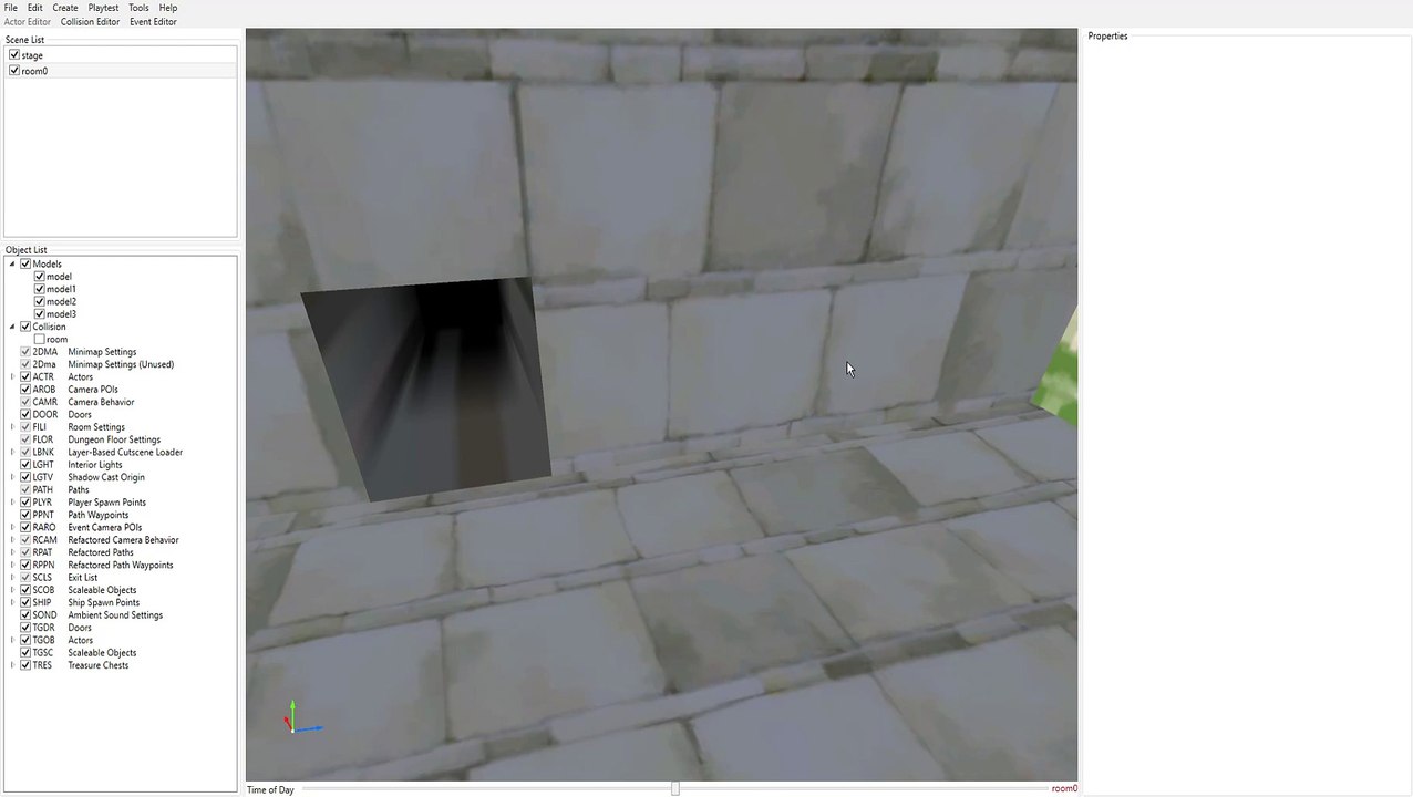 Wind Waker. Underwater Hyrule, unseen Big Door Entrance short video