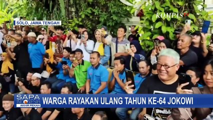 Ulang Tahun ke-64 Jokowi, Warga Solo Ramai-Ramai Datangi Rumahnya dan Doakan Kesembuhan