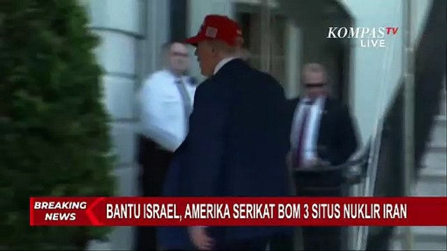 BREAKING NEWS! Donald Trump Umumkan Amerika Serikat Serang 3 Situs Nuklir Iran