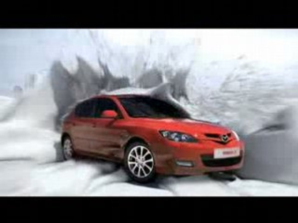 Mazda tres rojo blanco