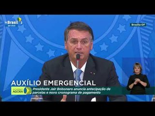 Bolsonaro anuncia extensão do auxílio emergencial até outubro