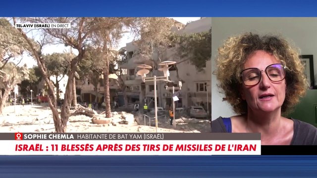 Une habitante de Bat Yan en Israël témoigne de l'attaque de missiles iraniens ce dimanche