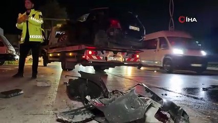 Alkollü sürücü ortalığı savaş alanına döndürdü