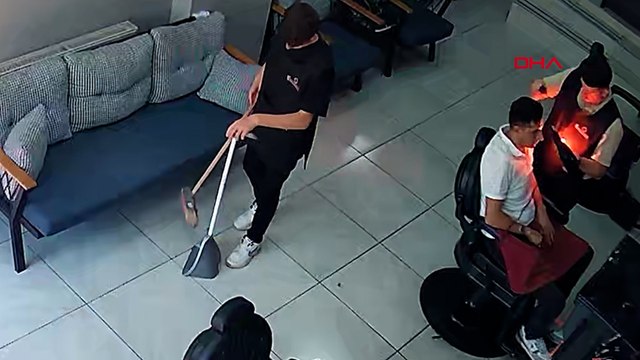 Fön makinesi bomba gibi patladı; o anlar kamerada