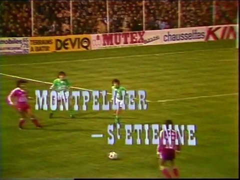 MONTPELLIER - SAINT ETIENNE - 1982 - SAISON 1981/1982 -