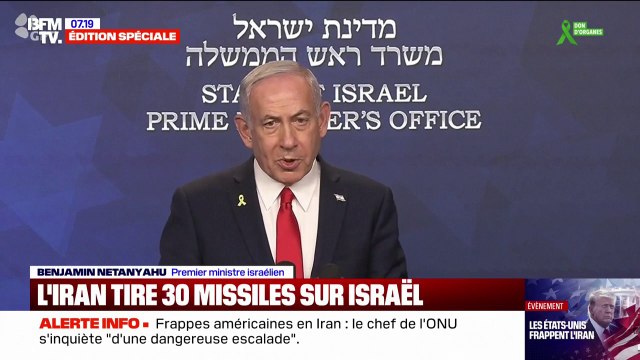 Frappes américaines en Iran: Benjamin Netanyahu, Premier ministre israélien, a félicité Donald Trump