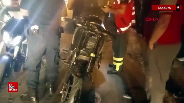 Sakarya’da otomobille çarpışan motosiklet sürücüsü hayatını kaybetti
