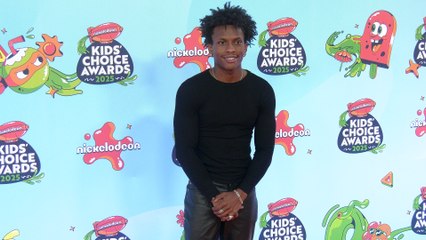 Israel Johnson 2025 Kids' Choice Awards Orange Carpet